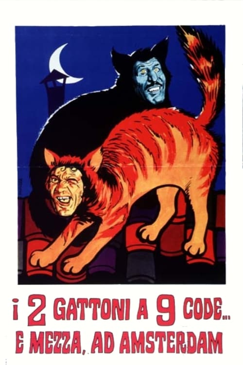 Movie poster for The Two Big Cats O'Nine Tails... and a Half in Amsterdam (1972)