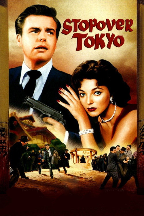 Movie poster for Stopover Tokyo (1957)