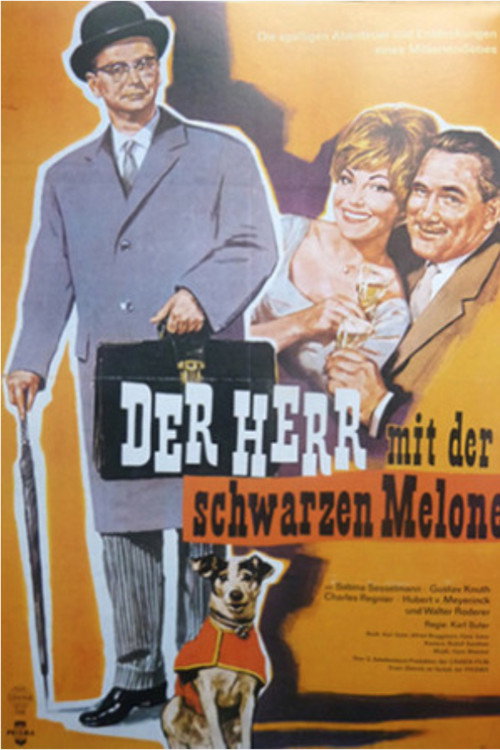 Movie poster for Der Herr mit der schwarzen Melone (1960)