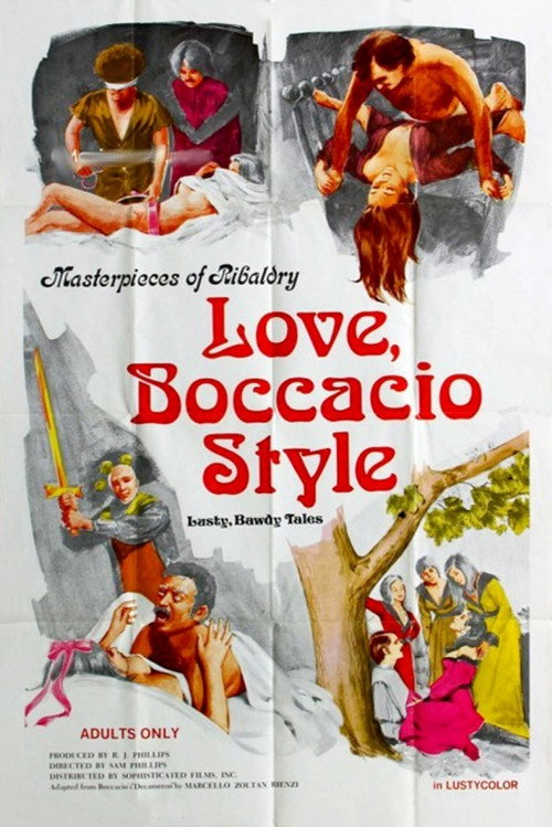 Movie poster for Love Boccaccio Style (1972)