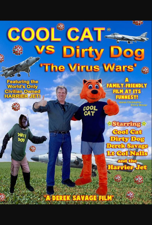 Movie poster for Cool Cat vs Dirty Dog 'The Virus Wars' (2023)