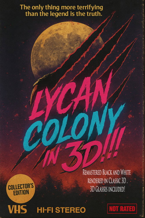 Movie poster for Lycan Colony in 3D!!!