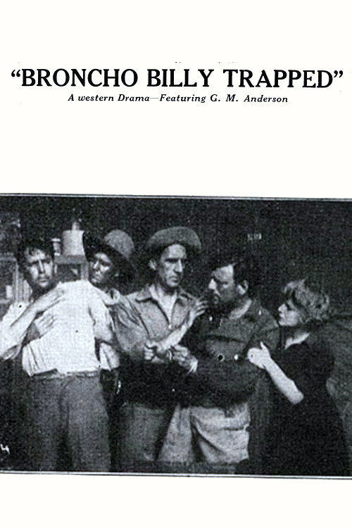 Movie poster for Broncho Billy Trapped (1914)