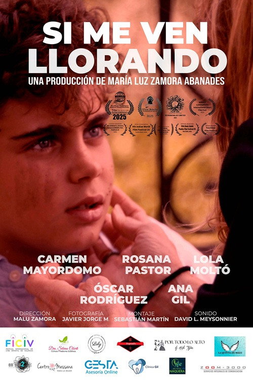 Movie poster for Si me ven llorando (2024)