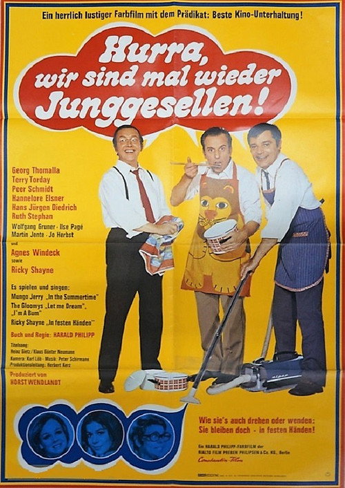 Movie poster for Hurra, wir sind mal wieder Junggesellen! (1971)
