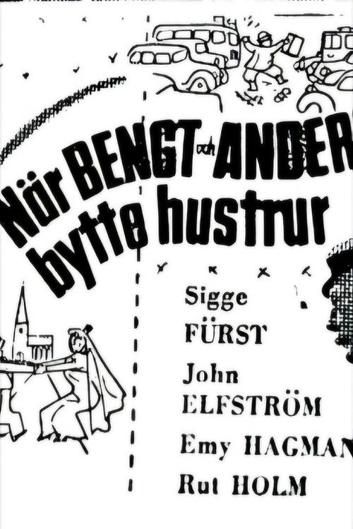 Movie poster for When Bengt and Anders Swapped Wives (1925)