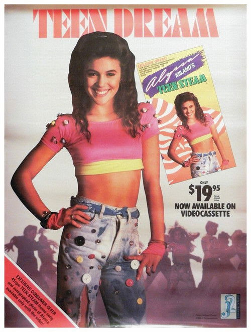 Movie poster for Alyssa Milano's Teen Steam (1988)