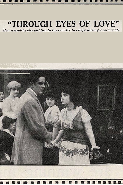 Movie poster for Through Eyes of Love (1914)