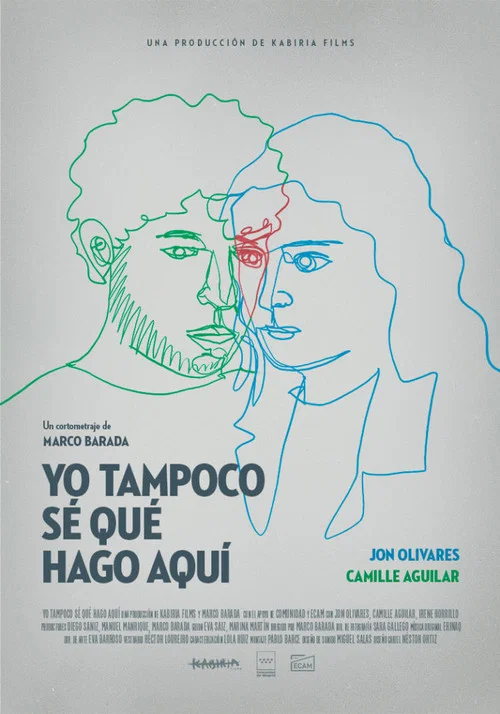 Movie poster for Yo tampoco sé qué hago aquí