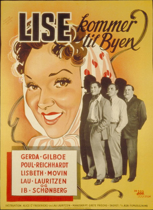 Movie poster for Lise kommer til byen (1947)