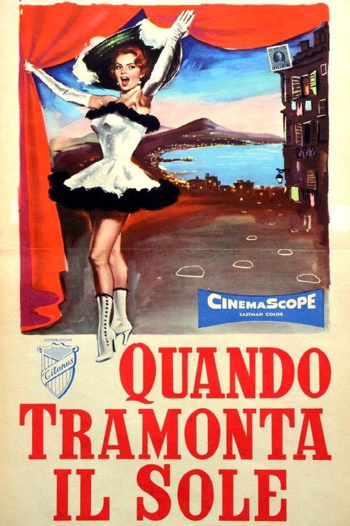 Movie poster for Sunset in Naples (1956)