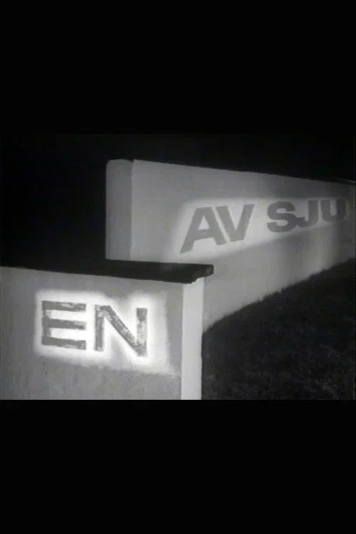 Movie poster for En av sju (1960)