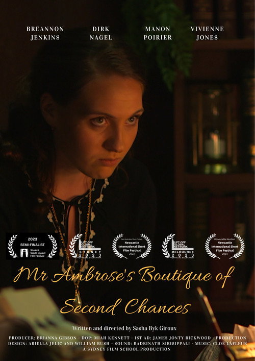 Movie poster for Mr Ambrose's Boutique of Second Chances