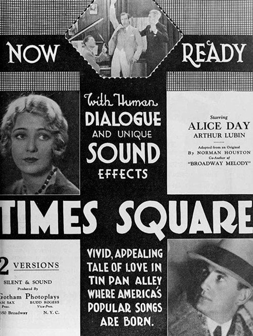 Movie poster for Times Square (1929)