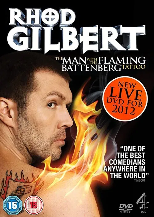 Movie poster for Rhod Gilbert: The Man With The Flaming Battenberg Tattoo (2012)