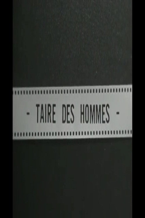 Movie poster for Taire des hommes (1962)