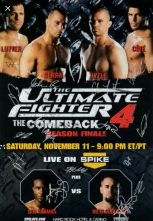 Movie poster for The Ultimate Fighter 4 Finale (2006)