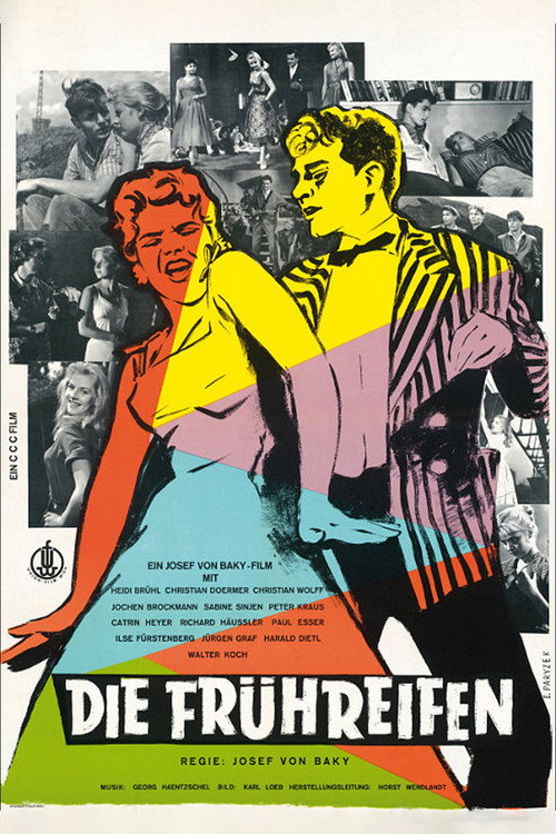 Movie poster for Die Frühreifen (1957)