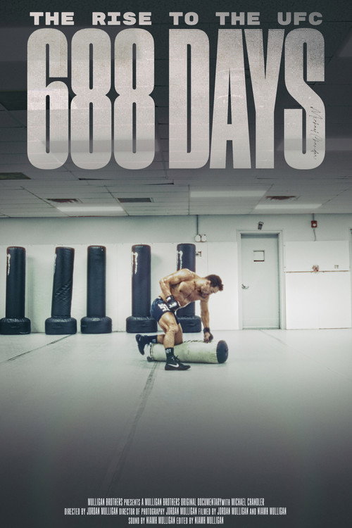 Movie poster for 688 Days - The Rise to the UFC (2024)