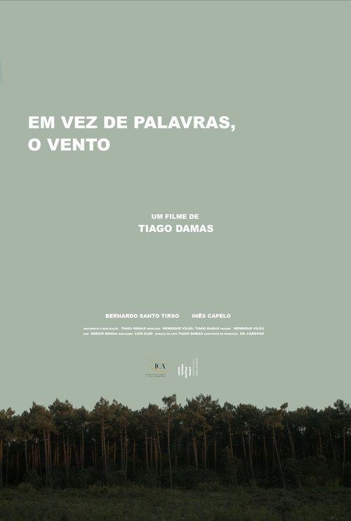 Movie poster for Em vez de palavras, o vento (2017)