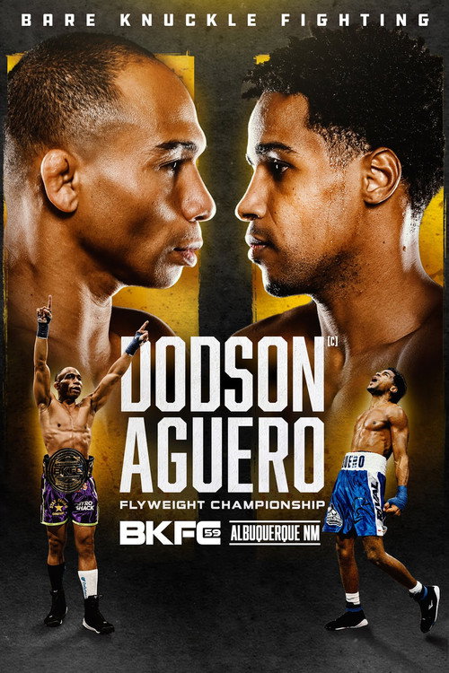 Movie poster for BKFC 59: Dodson vs. Aguero (2024)