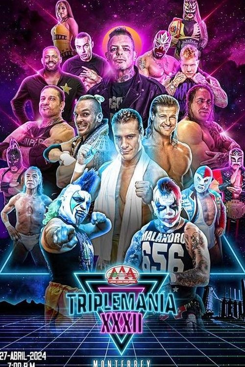 Movie poster for AAA Triplemania XXXII: Monterrey (2024)