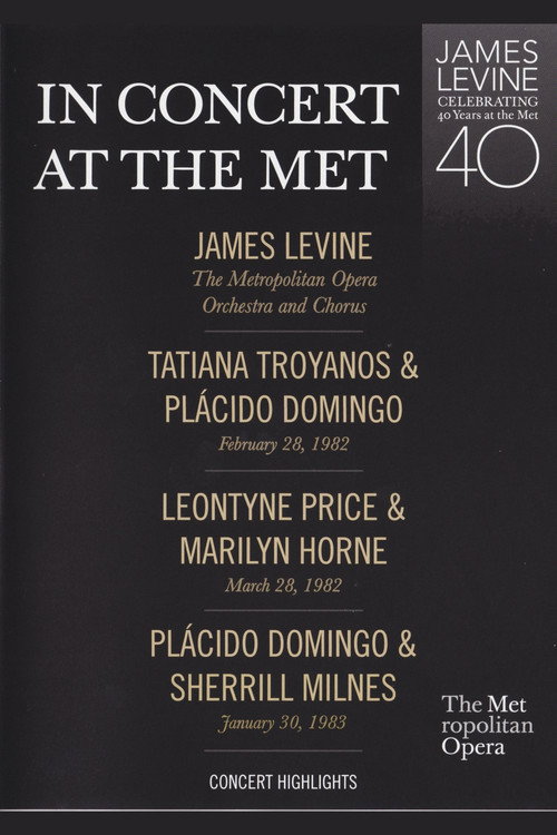 Movie poster for In Concert at The Met (2010)