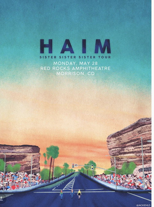 Movie poster for HAIM: Red Rocks Amphitheatre (2018)