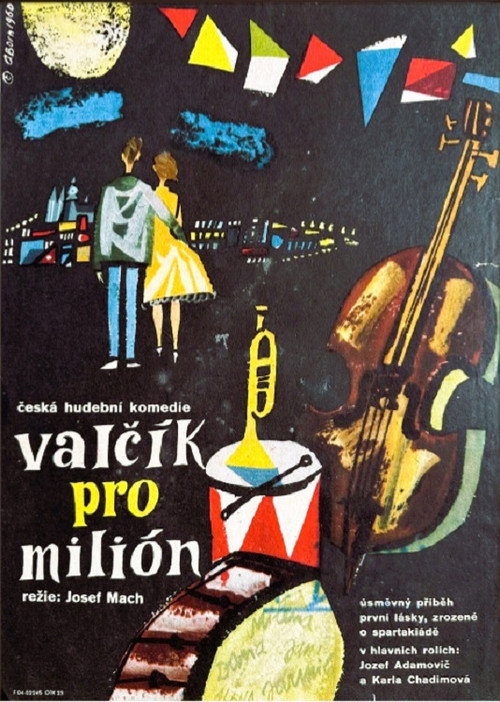 Movie poster for Valčík pro milión (1961)