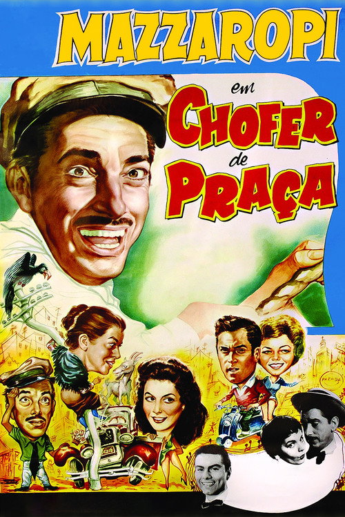 Movie poster for Chofer de Praça (1958)