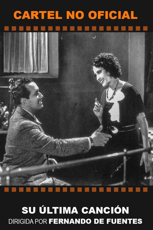 Movie poster for Su última canción (1933)