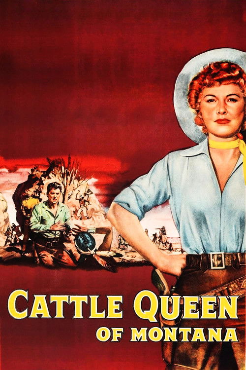 Movie poster for Cattle Queen of Montana (1954)