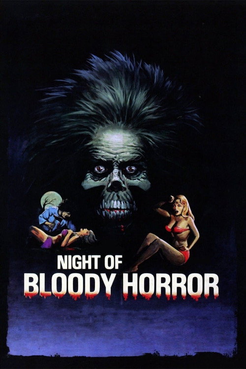 Movie poster for The Night of Bloody Horror (1969)