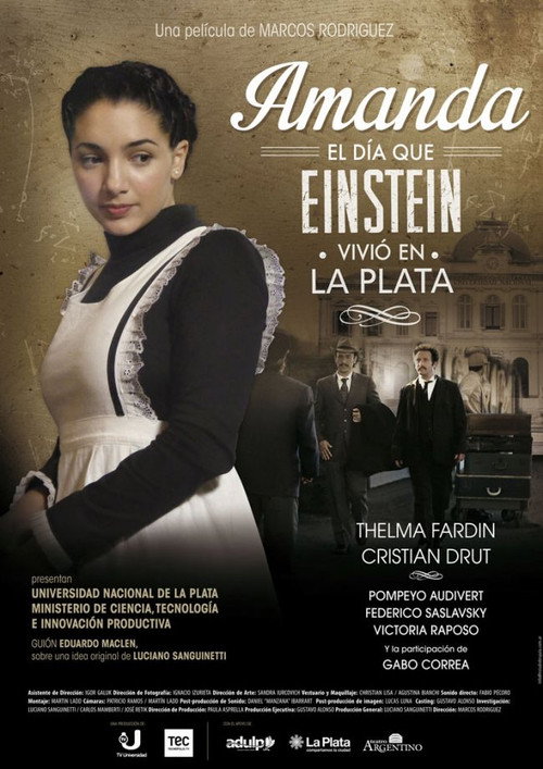 Movie poster for Amanda, el día que Einstein vivió en La Plata (2015)