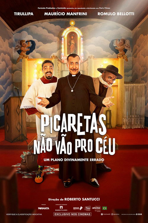 Movie poster for Picaretas Não Vão Pro Céu (2026)