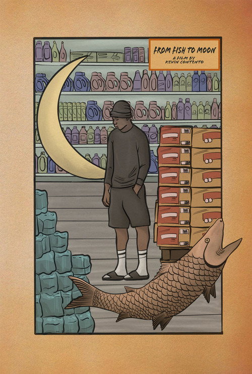 Movie poster for From Fish to Moon (2023)