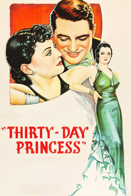 Movie poster for Thirty Day Princess (1934)