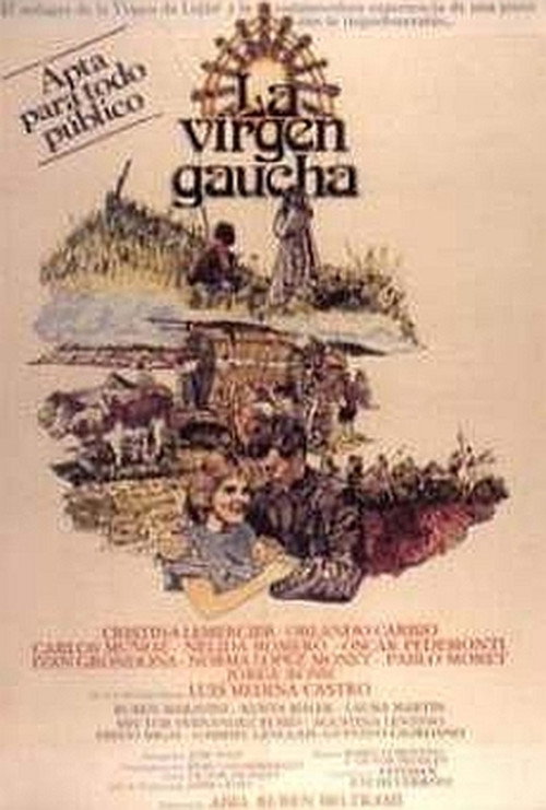 Movie poster for La virgen gaucha (1987)
