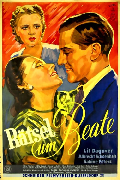 Movie poster for Rätsel um Beate (1938)