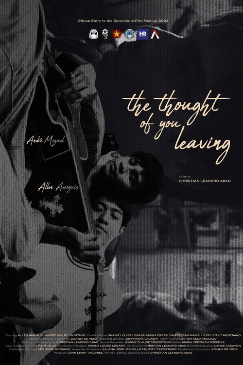 Movie poster for the thought of you leaving (2024)