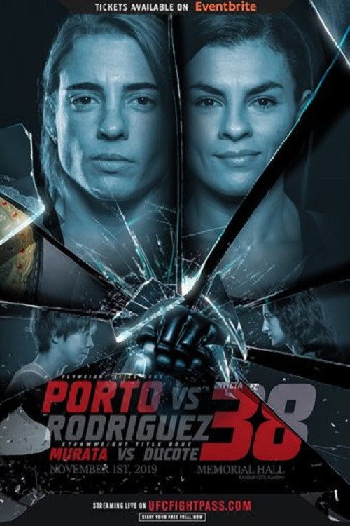 Movie poster for Invicta FC 38: Murata vs. Ducote (2019)