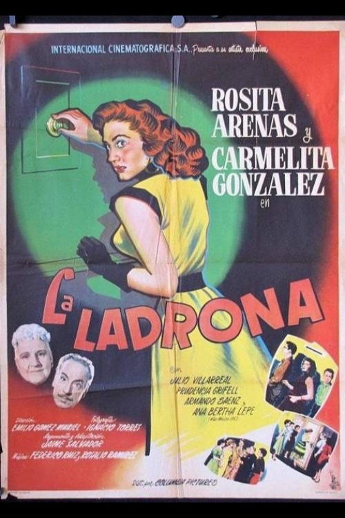 Movie poster for La ladrona (1954)