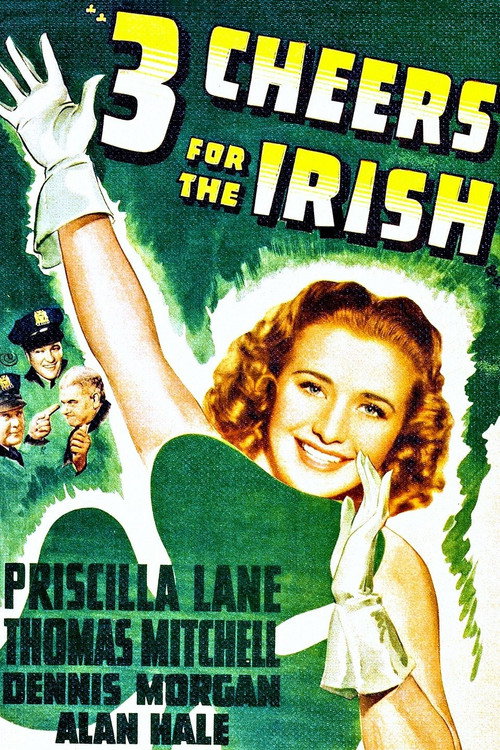 Movie poster for Three Cheers for the Irish (1940)