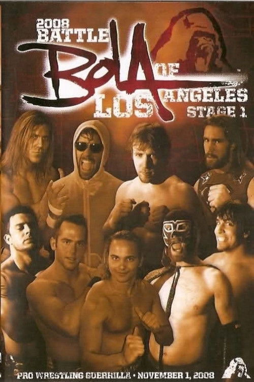 Movie poster for PWG: 2008 Battle of Los Angeles - Stage 1 (2008)
