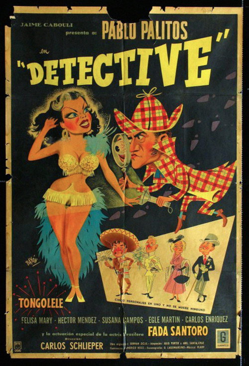 Movie poster for Detective (1954)