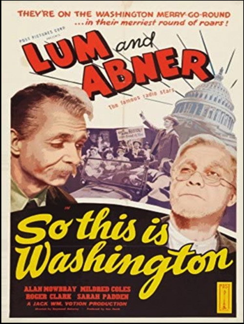 Movie poster for So This Is Washington (1943)