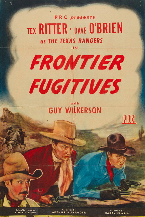Movie poster for Frontier Fugitives (1945)