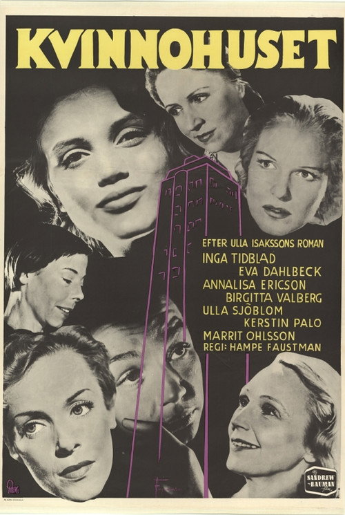 Movie poster for Kvinnohuset (1953)