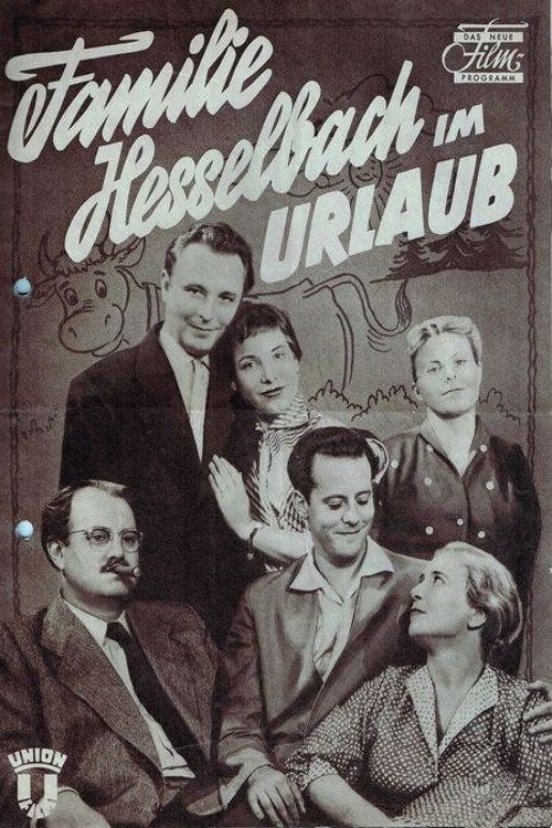 Movie poster for The Hesselbach Family on Vacation (1955)