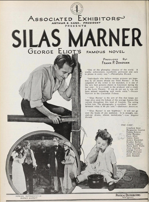 Movie poster for Silas Marner (1926)